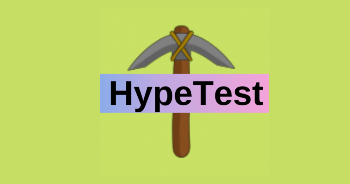HypeTest – Maden fanı testi