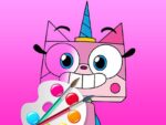 Unicorn Kitty Boyama Kitabı