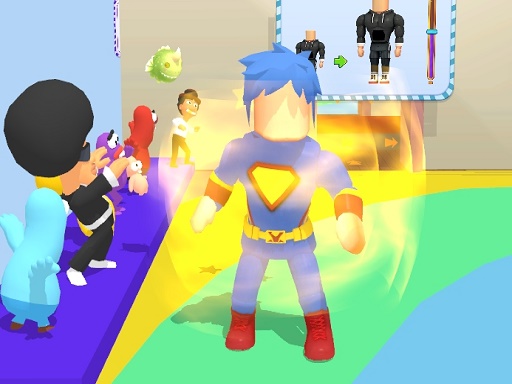 Resim Çocuğa tırmanın, koşun ve zıplayın